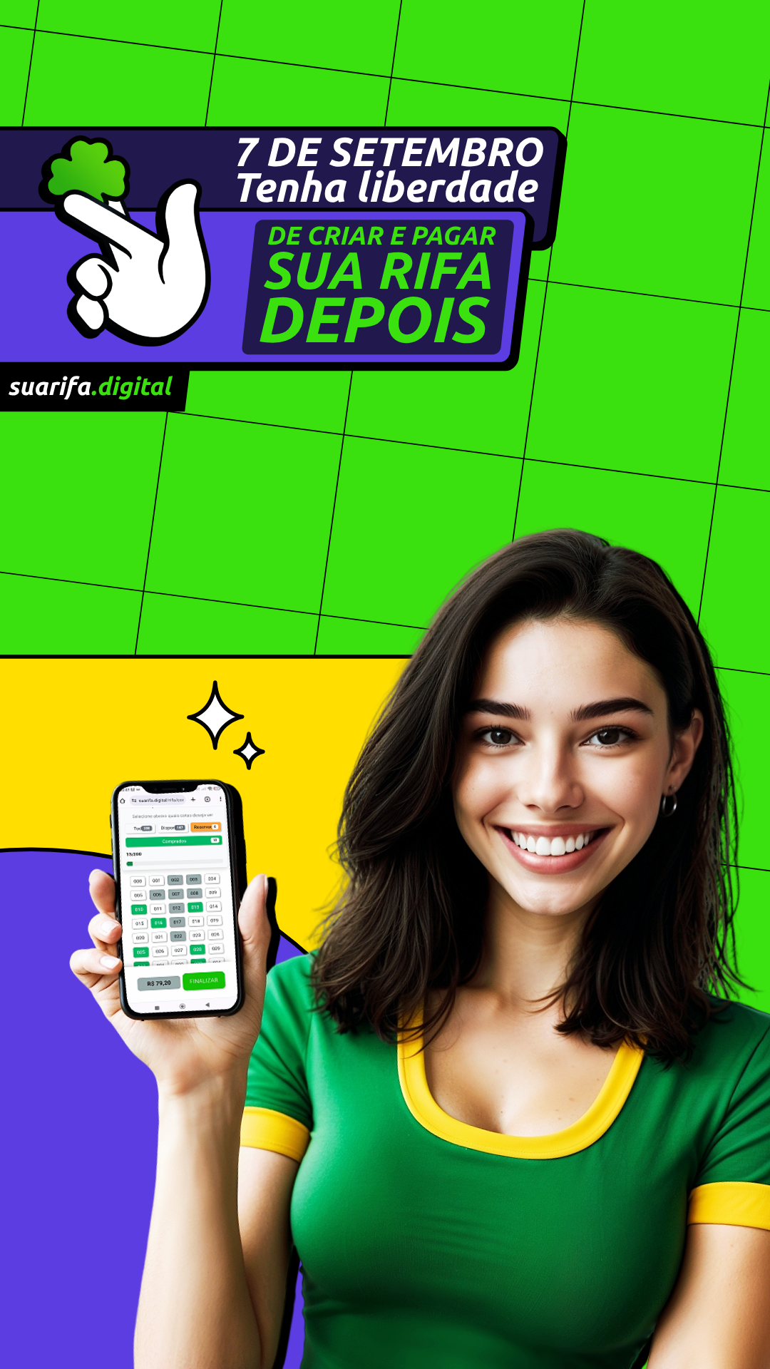 Painel de controle da plataforma